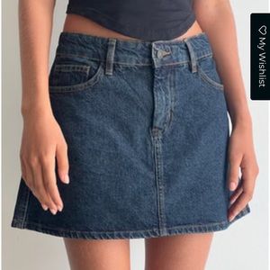 Motel rocks size small denim skirt